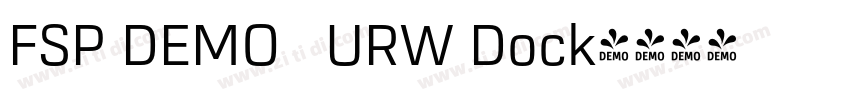 FSP DEMO   URW Dock字体转换